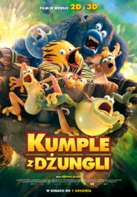 Plakat filmu Kumple z dżungli 3D